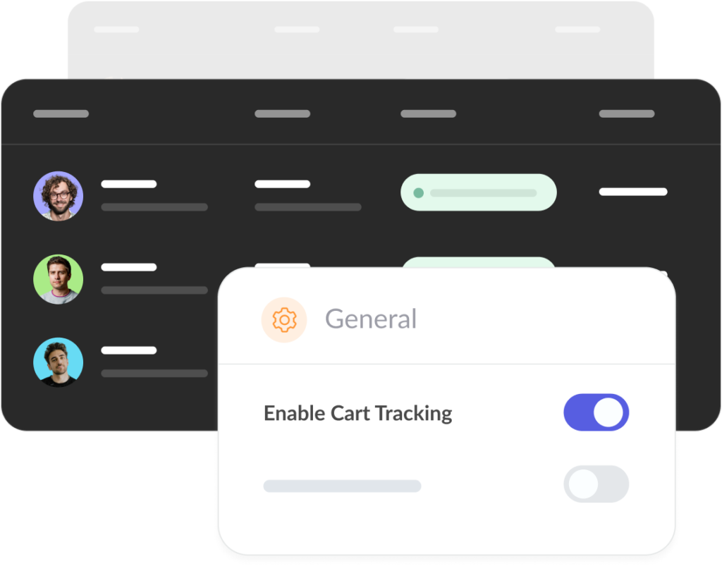 Enable cart tracking